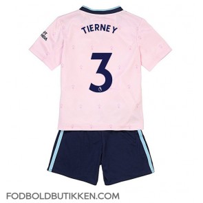 Arsenal Kieran Tierney #3 Tredjetrøje Børn 2022-23 Kortærmet (+ Korte bukser)
